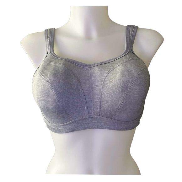 PANACHE Power High Impact Underwire Sports Bra US 36E Gray 5021 - Picture 1 of 3